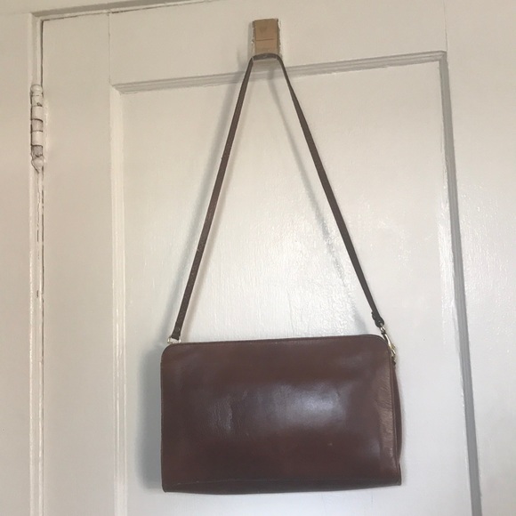 Vintage brown leather bag - Picture 2 of 10